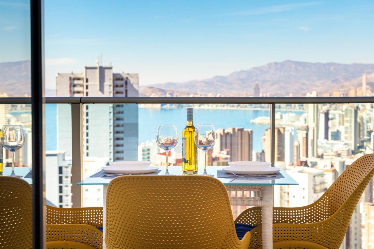 Апартаменты Skyline 10 Gran Terraza Privada Con Vistas Espectaculares Бенидорм Экстерьер фото
